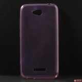 Полимерный TPU Чехол Duotone Для HTC Desire 616 (розово-прозрачный)